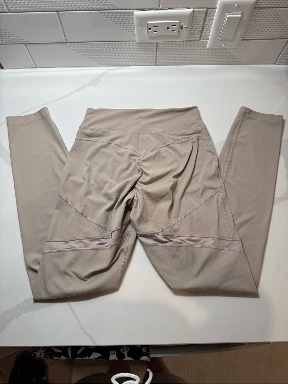 Gymshark Women's Neutral Tan Sculpt Leggings
